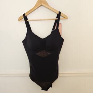 New Honeylove Liftwear Cami Bodysuit Size XL Womens Shapewear Runway Black